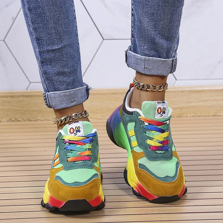 Ella | Women's Lightweight Wide Toe Box Trainers Arch Support
