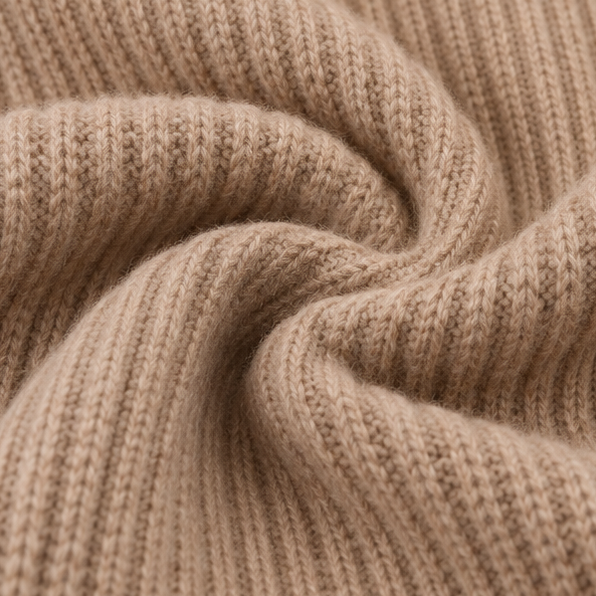 Sofia | Women's Hooded Ribbed Knitted Jumper Button Neck
