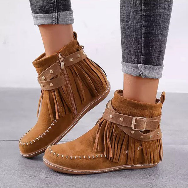 Cynthia Fringe Shoes