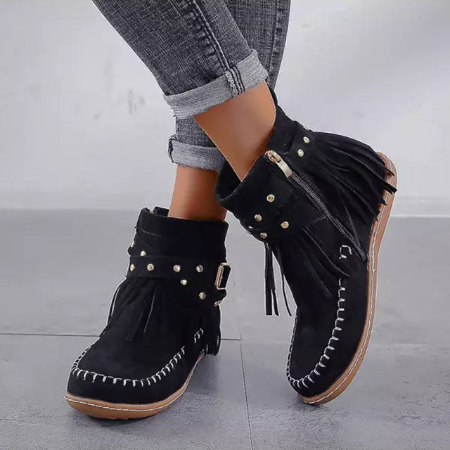 Cynthia Fringe Shoes