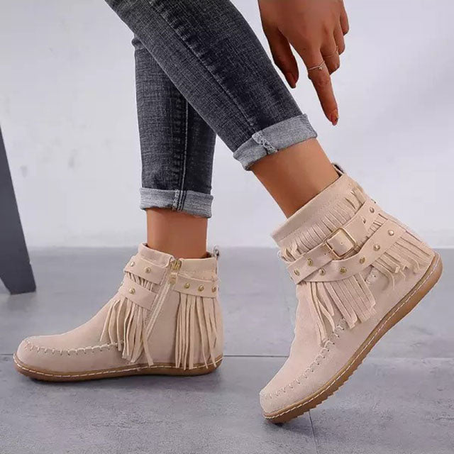 Cynthia Fringe Shoes