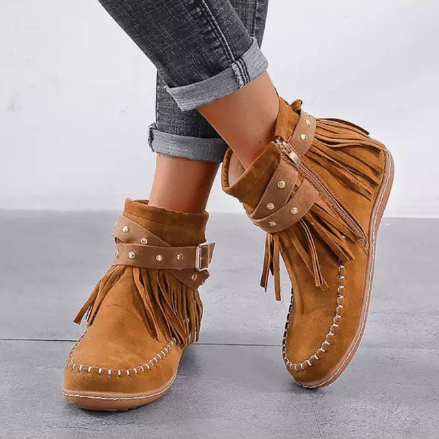Cynthia Fringe Shoes