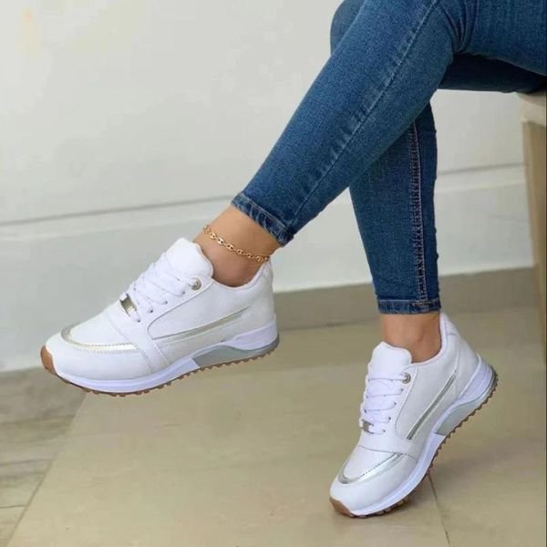 Greta | Women's Comfort Trainers Ergonomic Footbed Shock-Absorbing Sole