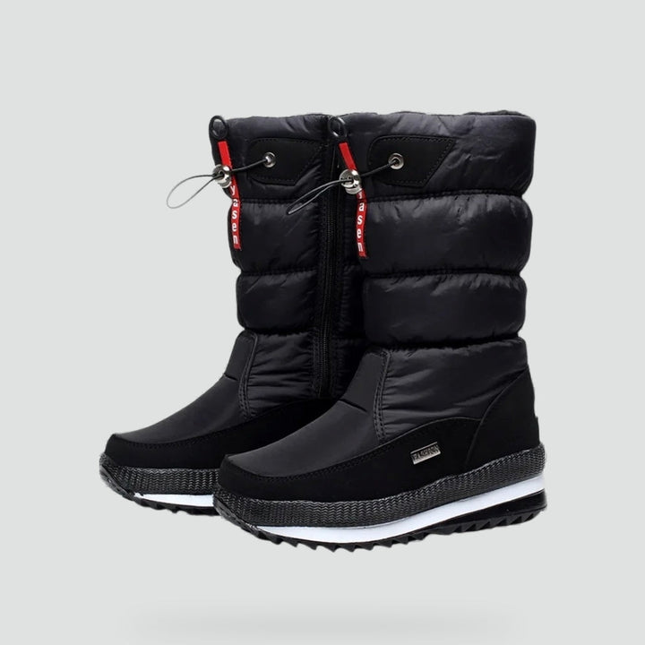 Philippa | Women's Waterproof Snow Boots Lined Side Zip Non-Slip Sole