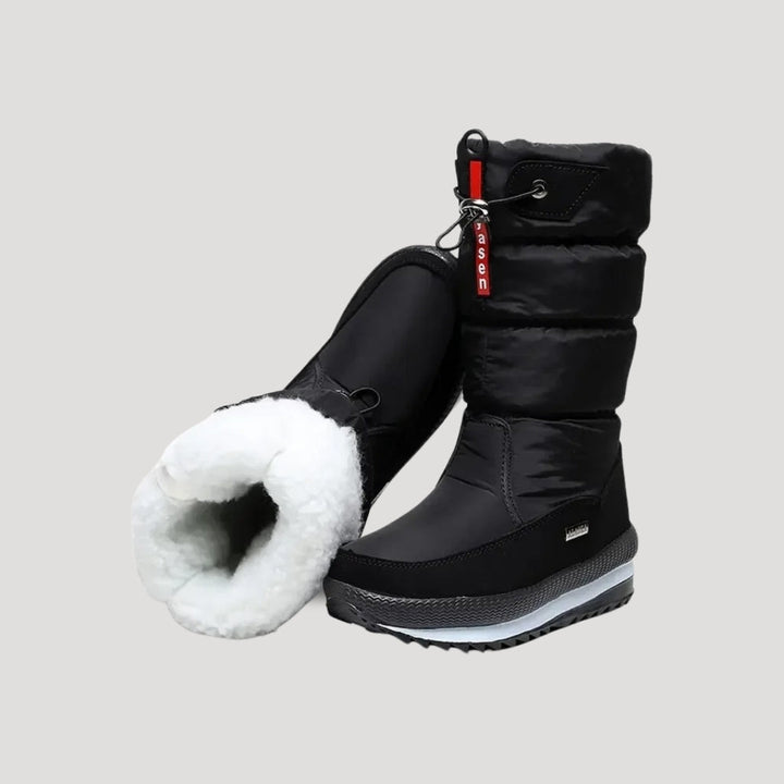 Philippa | Women's Waterproof Snow Boots Lined Side Zip Non-Slip Sole
