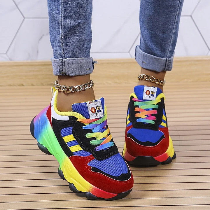 Ella | Women's Lightweight Wide Toe Box Trainers Arch Support