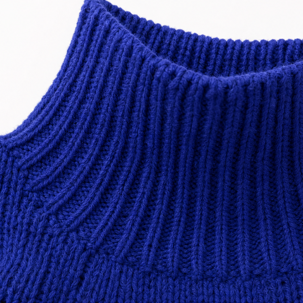 Elina | Women's Cable Knit High Neck Jumper Slim Fit
