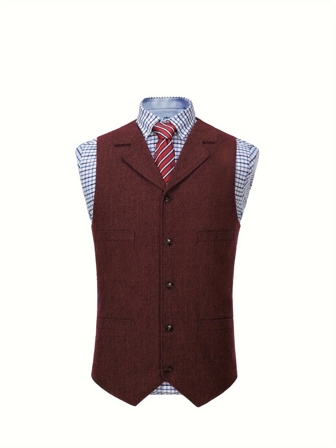 Colton | Heritage Herringbone Waistcoat