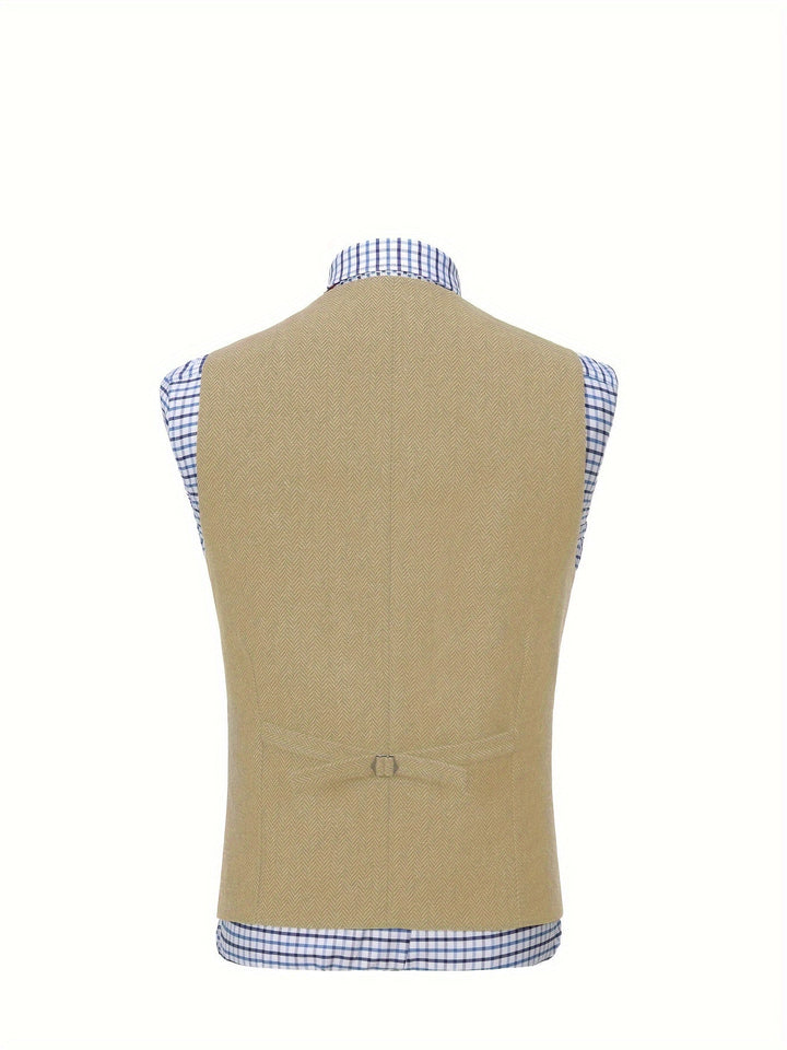 Colton | Heritage Herringbone Waistcoat