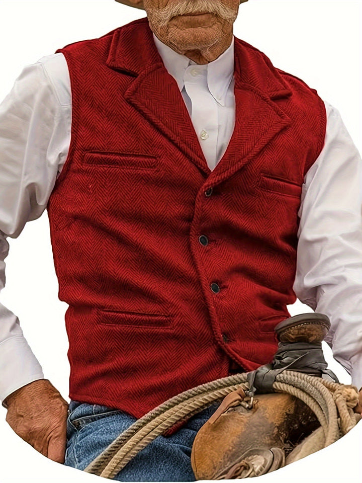 Colton | Heritage Herringbone Waistcoat