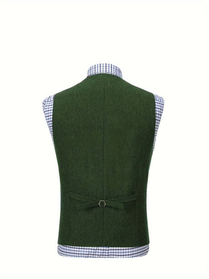 Colton | Heritage Herringbone Waistcoat