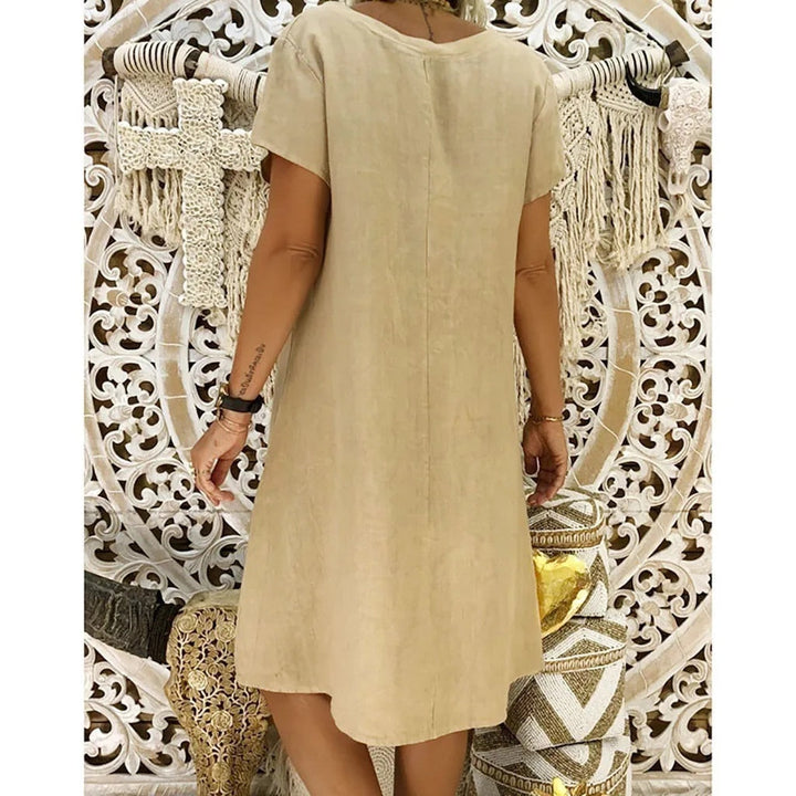 Felia | Women's Everyday Casual Dress Relaxed Flowing Cut Easy Care