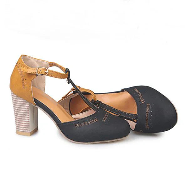 Lauren | Women's Slip-On Heeled Shoes Moderate Heel Cushioned Grip Sole