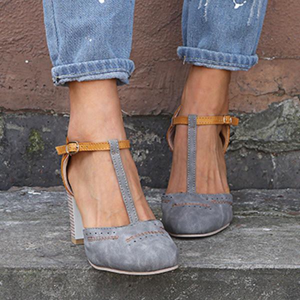 Lauren | Women's Slip-On Heeled Shoes Moderate Heel Cushioned Grip Sole