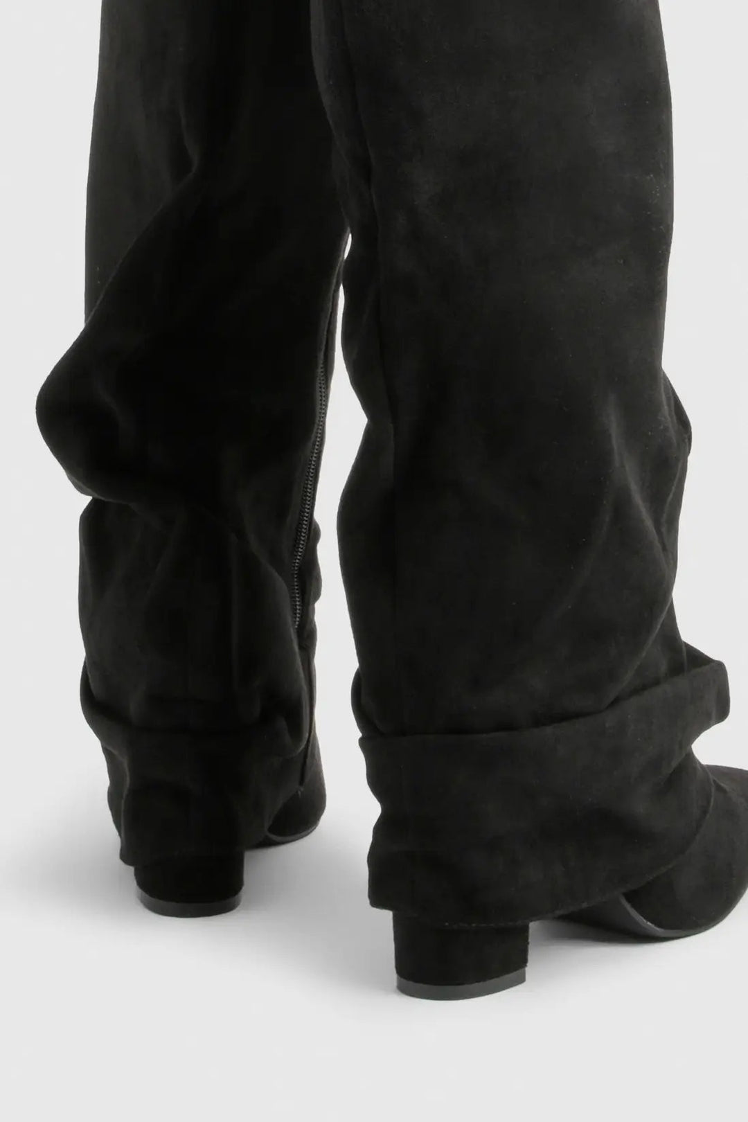 Seraphina | Women's Faux Suede Knee High Slouch Boots Pointed Toe