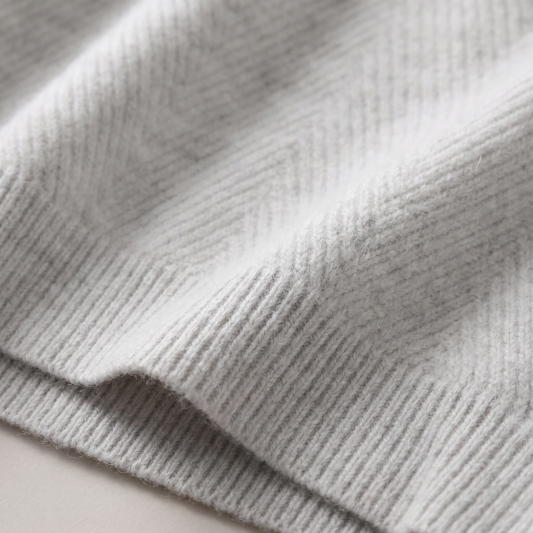 Julian | Men's Cashmere Jumper Chevron Knit Relaxed Fit