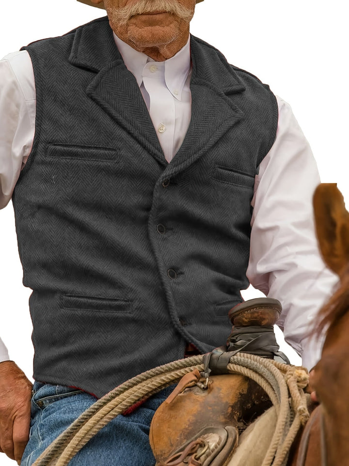 Colton | Heritage Herringbone Waistcoat