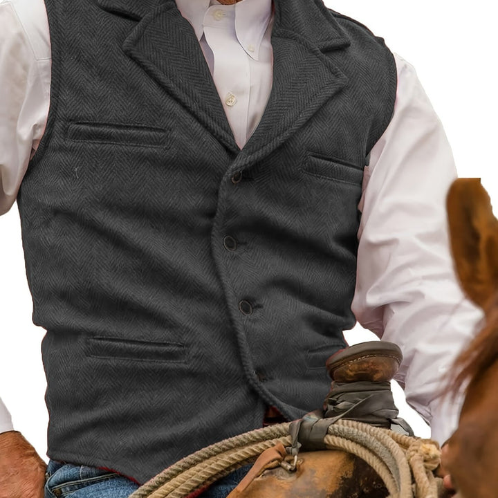 Colton | Heritage Herringbone Waistcoat