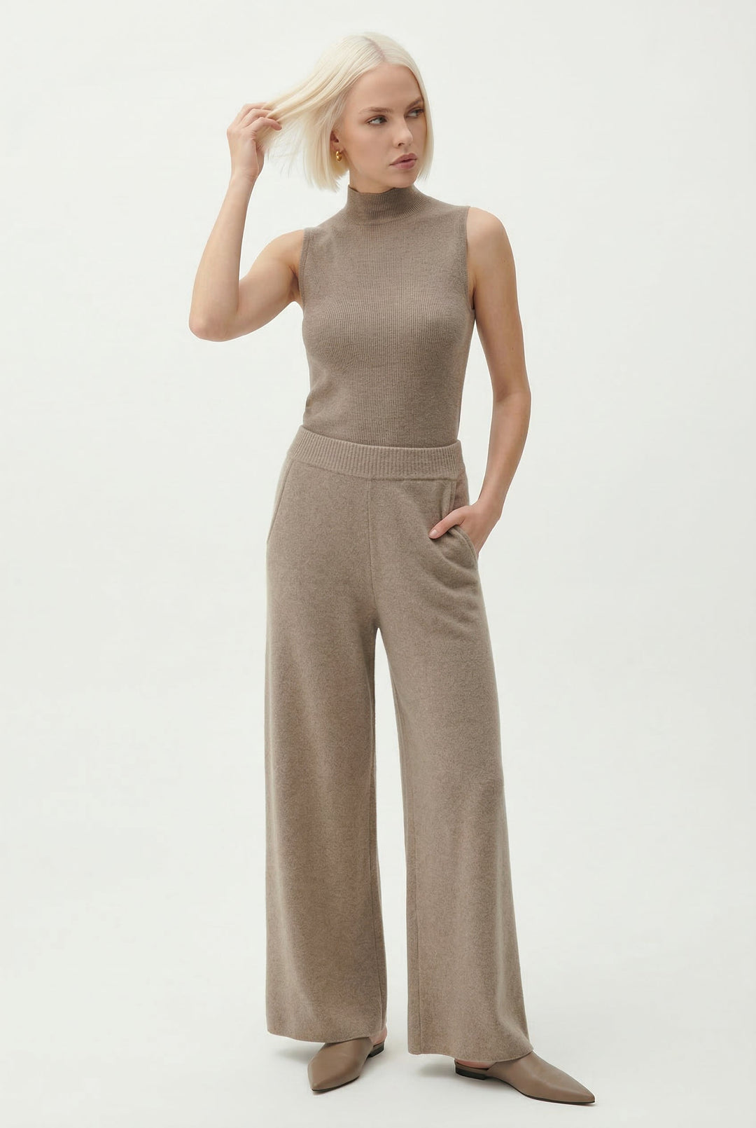 Maren High Waist Wide Leg Lounge Pants