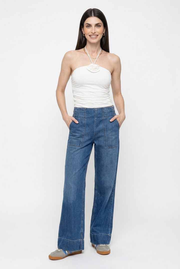 Vivienne High Waist Wide Leg Jeans
