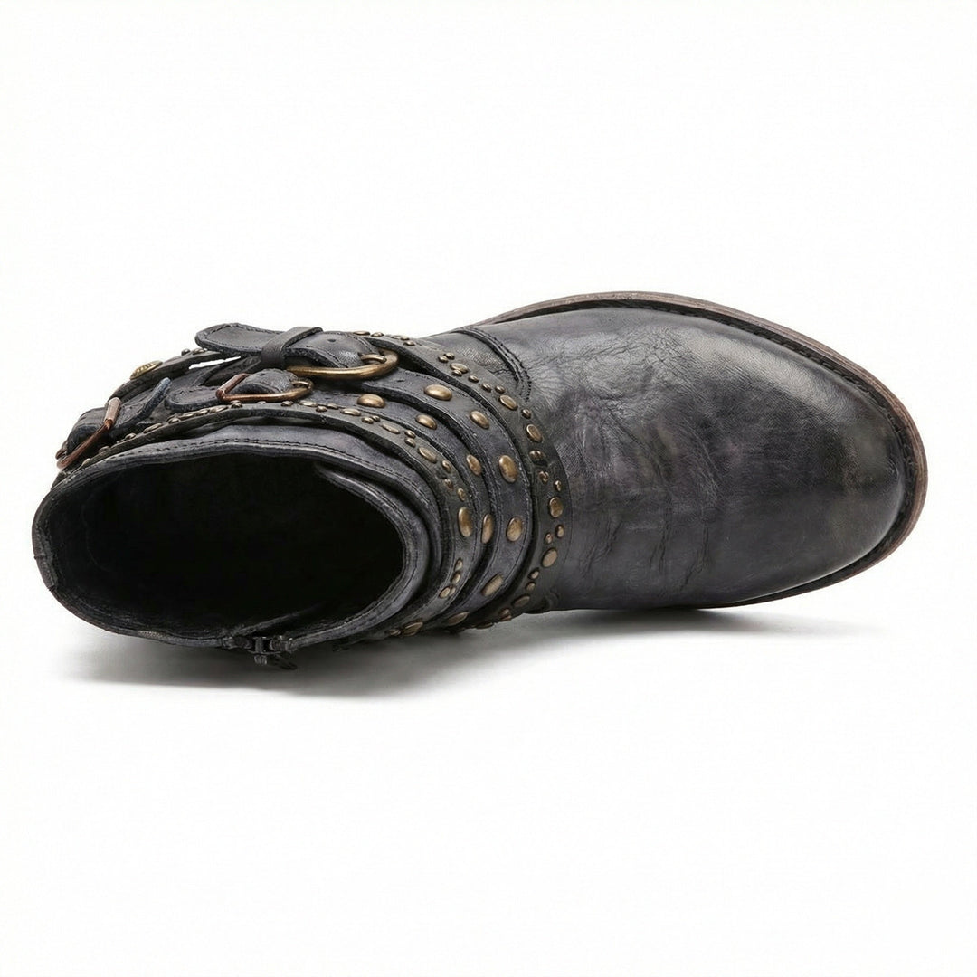 Evelyn | Women's Vintage-Style Chain Detail Boots Supportive Fit
