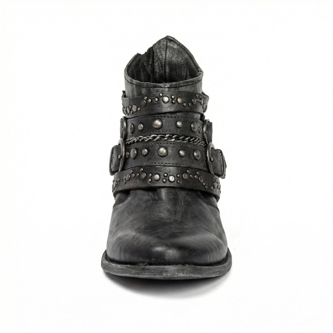 Evelyn | Women's Vintage-Style Chain Detail Boots Supportive Fit