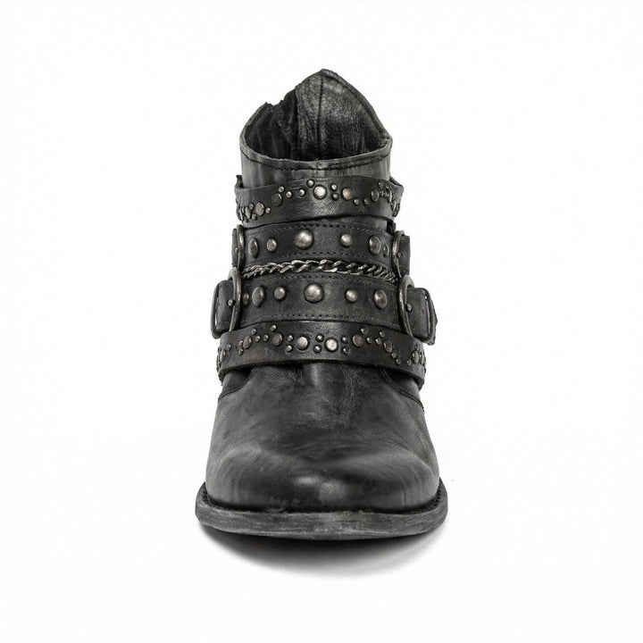 Evelyn | Women's Vintage-Style Chain Detail Boots Supportive Fit