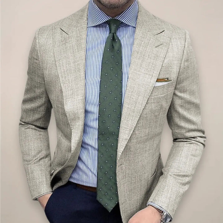 Men's Blazer Light-Coloured Tailored