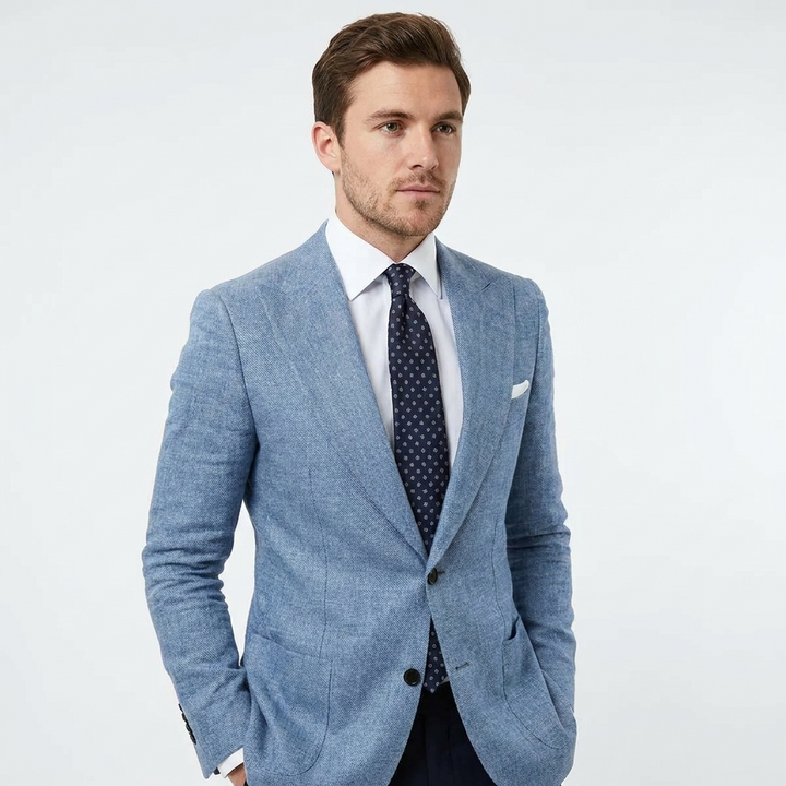 Men's Blazer Light-Coloured Tailored