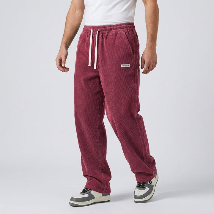 Men's Corduroy Trousers Loose Fit