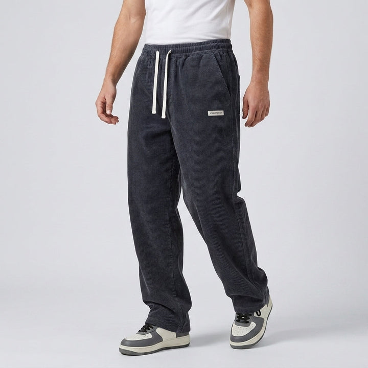 Men's Corduroy Trousers Loose Fit