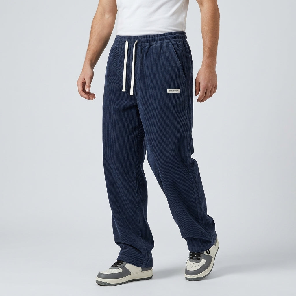 Men's Corduroy Trousers Loose Fit