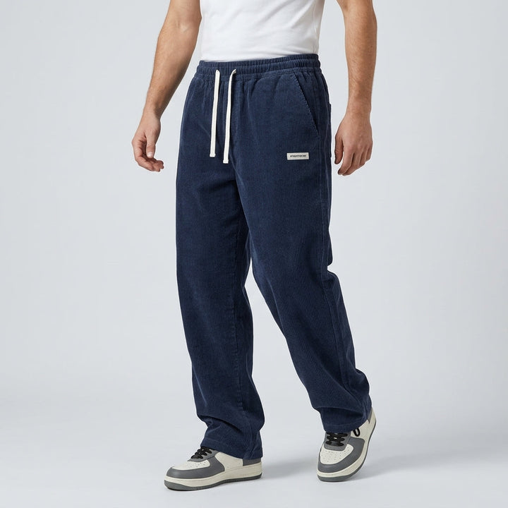 Men's Corduroy Trousers Loose Fit