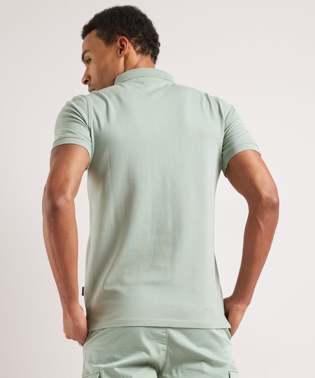 Julian | Men's Stretch Polo Shirt Slim Fit Button Placket