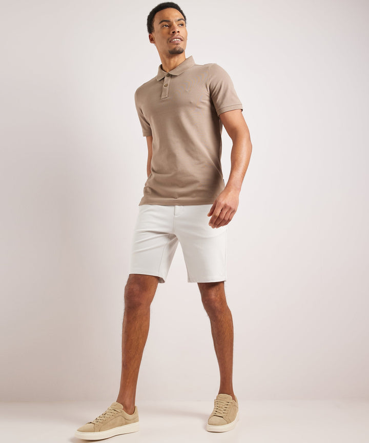 Julian | Men's Stretch Polo Shirt Slim Fit Button Placket
