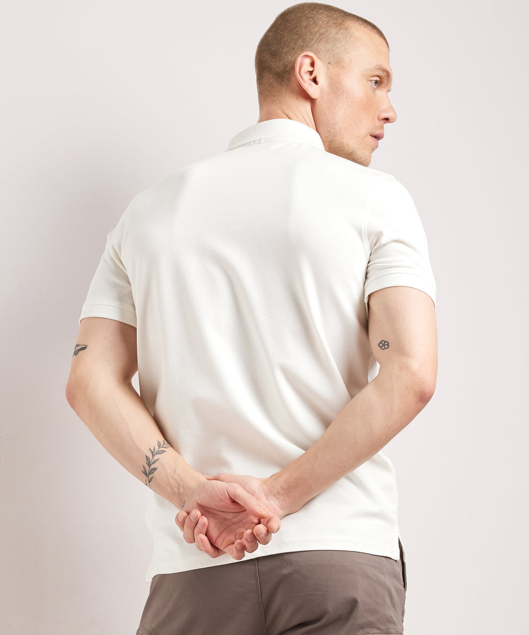 Julian | Men's Stretch Polo Shirt Slim Fit Button Placket