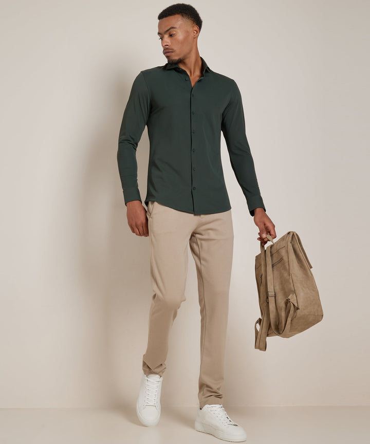 Gilbert | Men's Smart Casual Stretch Shirt Long Sleeve Button-Up