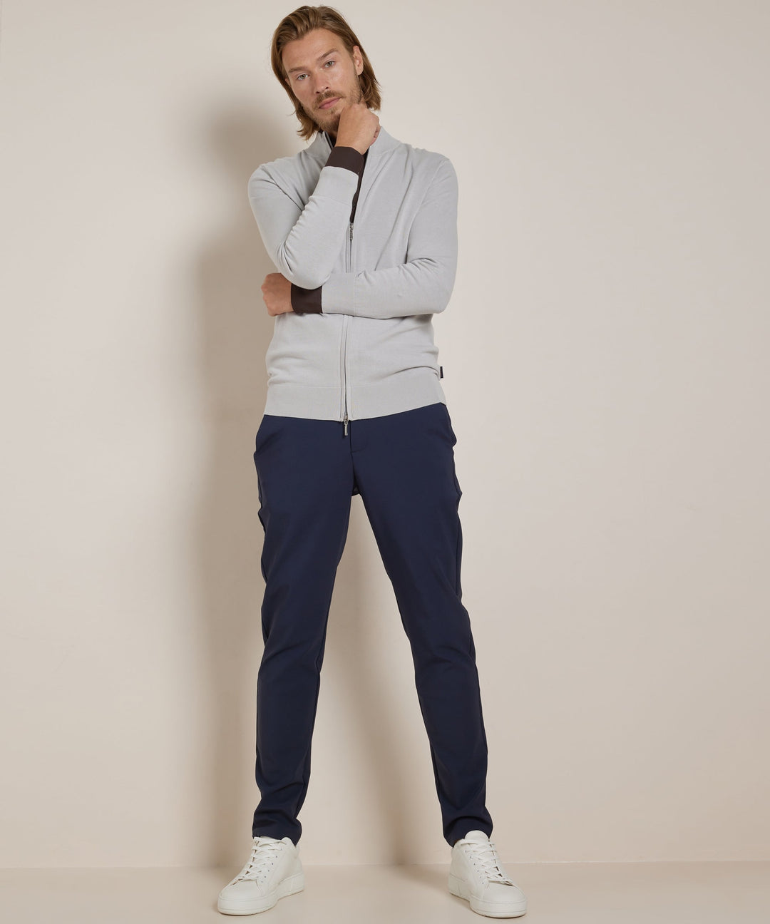 Gilbert | Men's Smart Casual Stretch Shirt Long Sleeve Button-Up