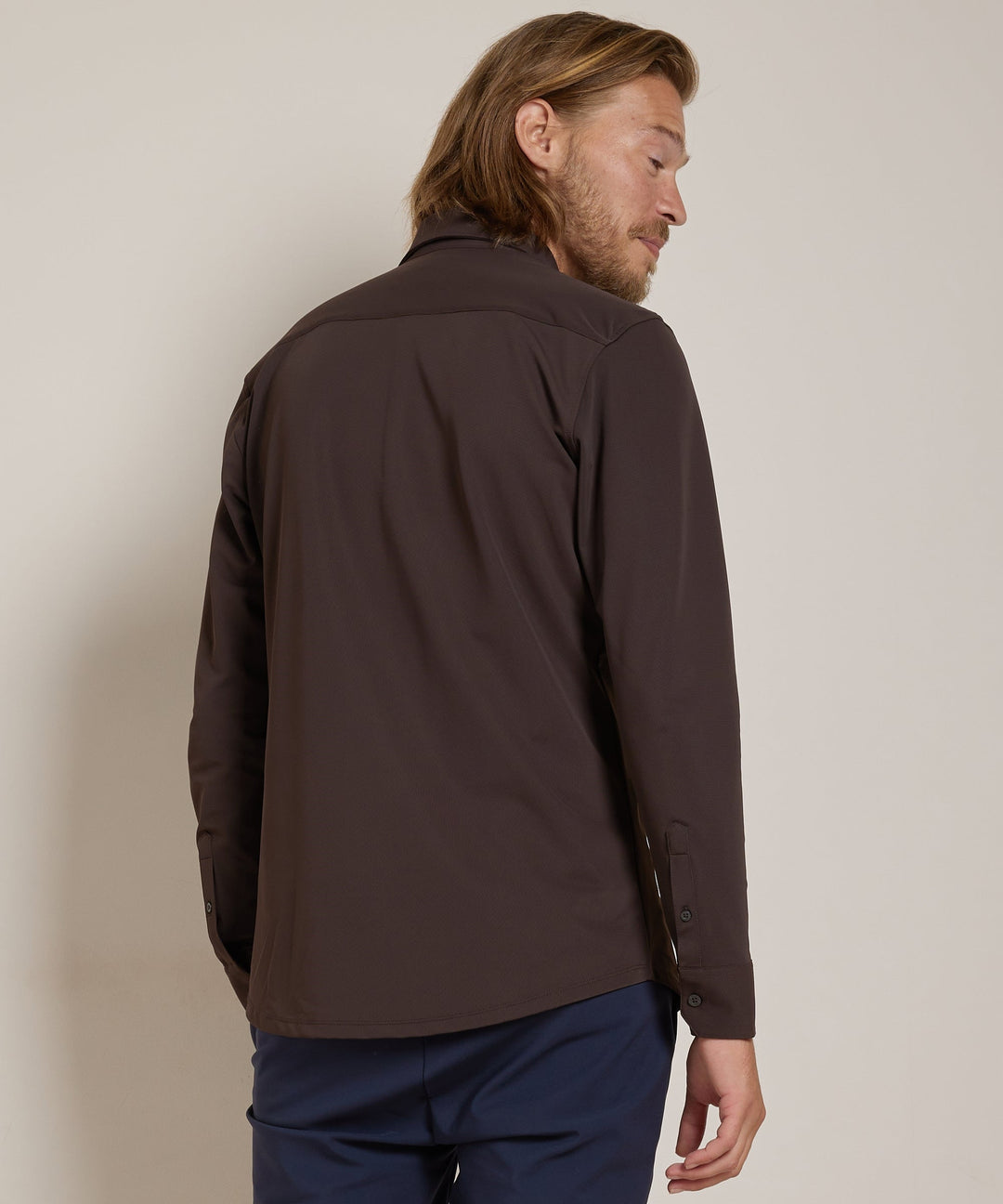 Gilbert | Men's Smart Casual Stretch Shirt Long Sleeve Button-Up