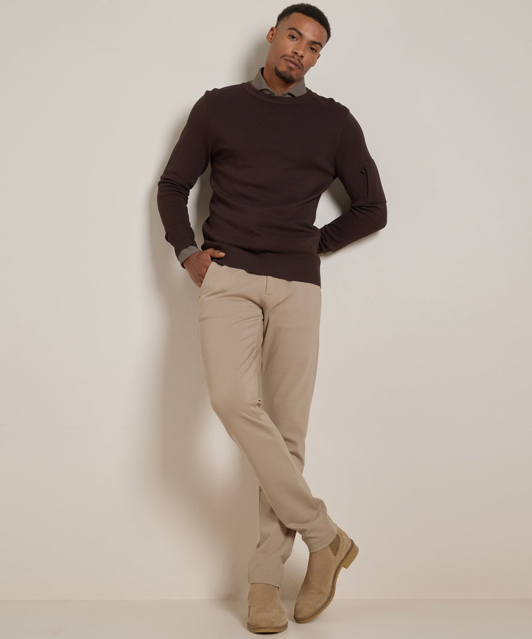 Gilbert | Men's Smart Casual Stretch Shirt Long Sleeve Button-Up