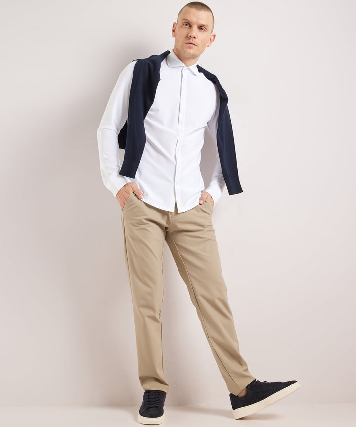 Gilbert | Men's Smart Casual Stretch Shirt Long Sleeve Button-Up
