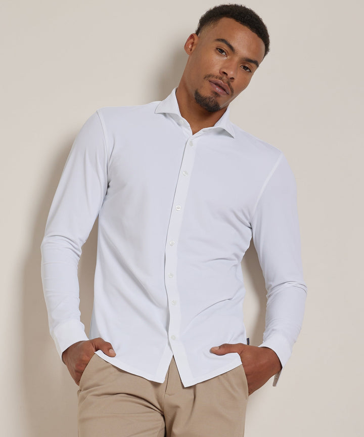 Gilbert | Men's Smart Casual Stretch Shirt Long Sleeve Button-Up