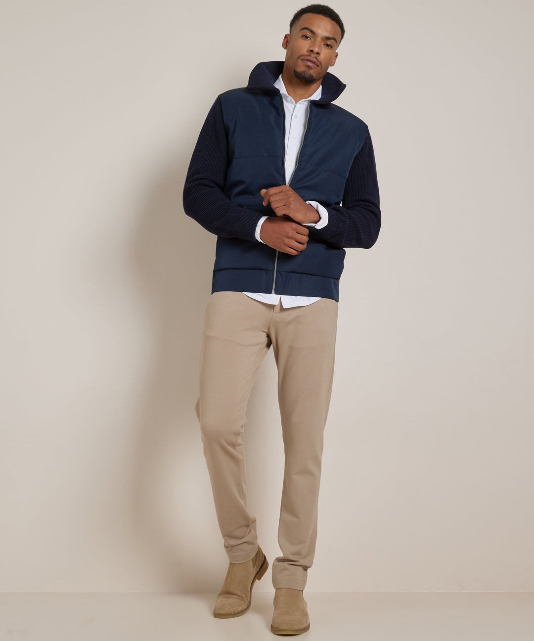 Gilbert | Men's Smart Casual Stretch Shirt Long Sleeve Button-Up