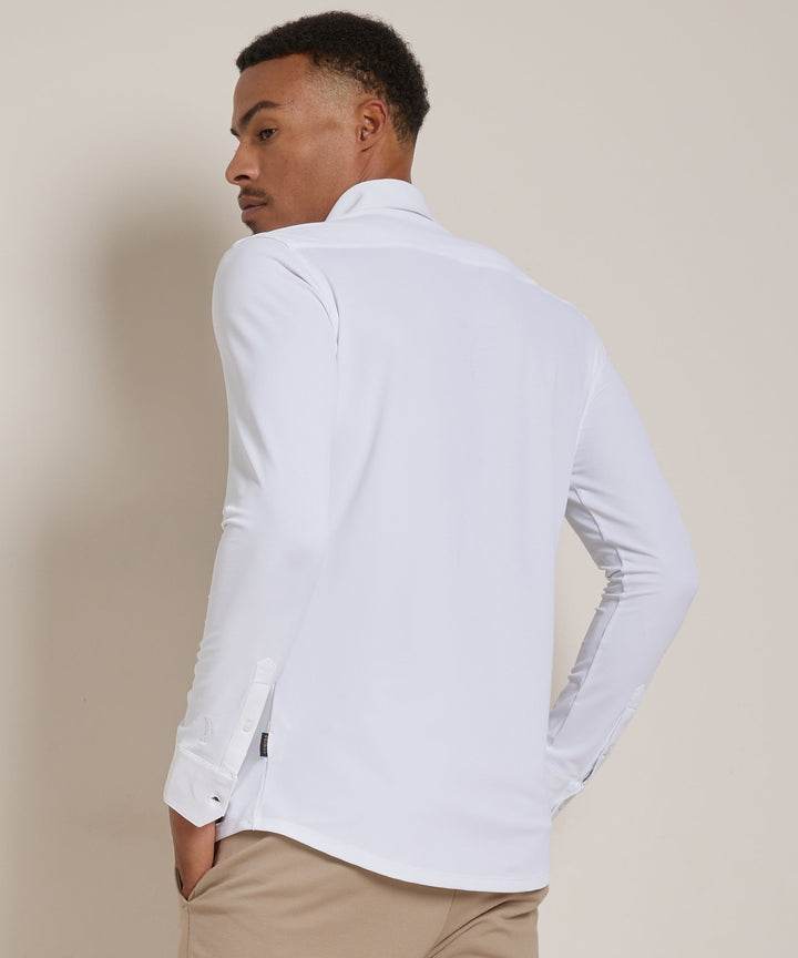 Gilbert | Men's Smart Casual Stretch Shirt Long Sleeve Button-Up