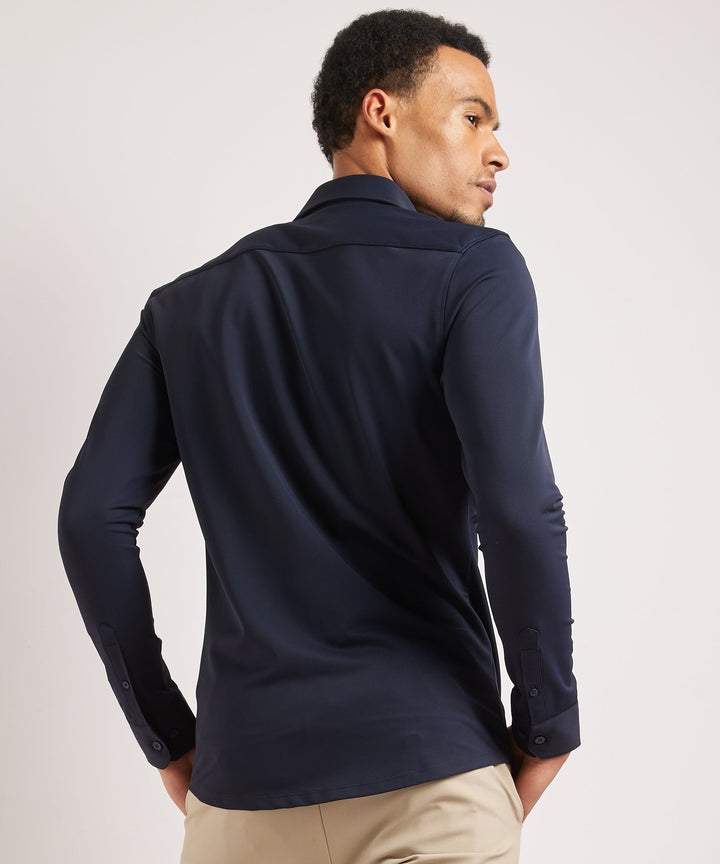 Gilbert | Men's Smart Casual Stretch Shirt Long Sleeve Button-Up