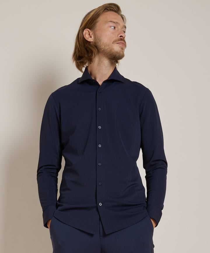 Gilbert | Men's Smart Casual Stretch Shirt Long Sleeve Button-Up