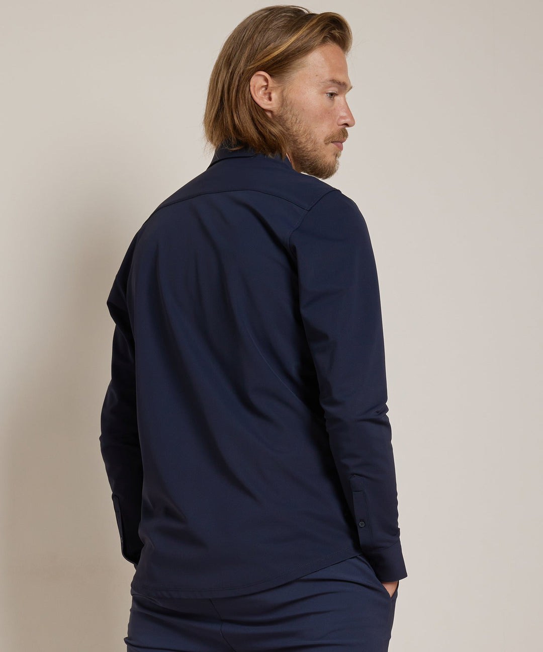 Gilbert | Men's Smart Casual Stretch Shirt Long Sleeve Button-Up