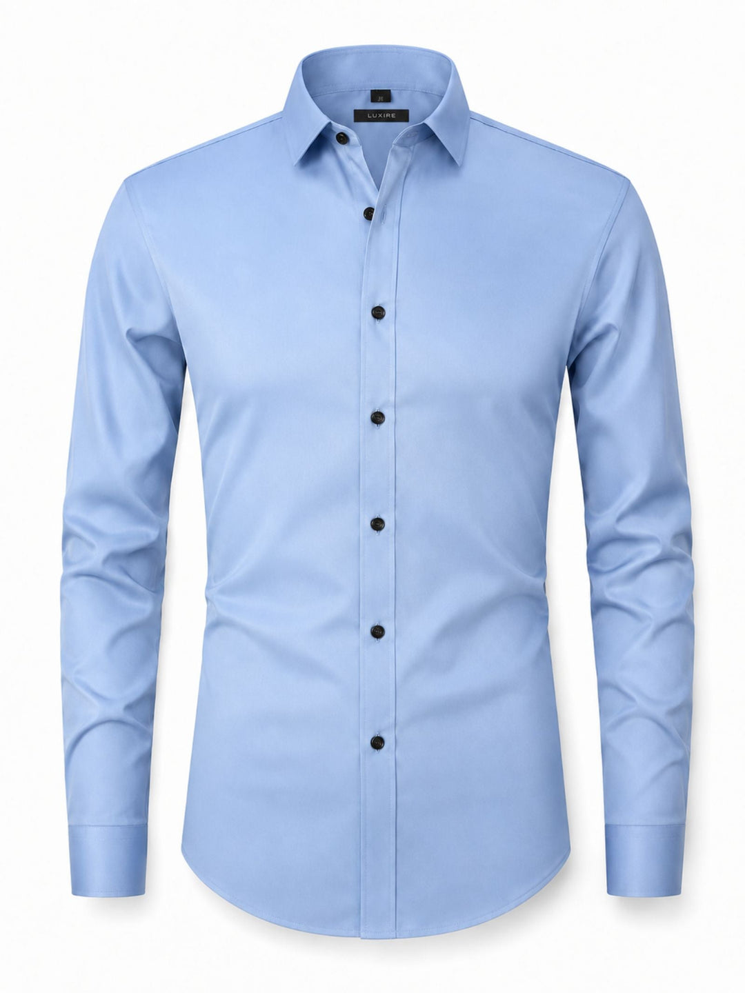 Cecil | Men's Stretch Shirt Pleated Front Contrast Buttons Long Sleeve