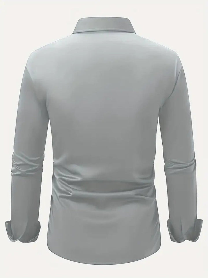 Stefan | Men's Slim Fit Non-Iron Business Shirt Long Sleeve