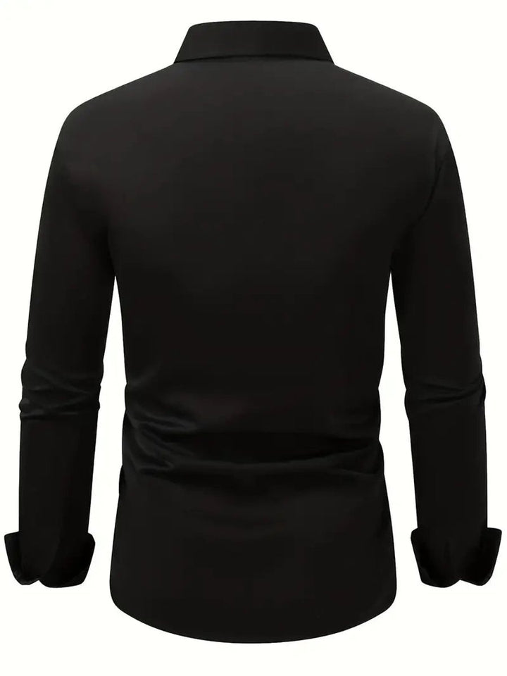 Stefan | Men's Slim Fit Non-Iron Business Shirt Long Sleeve
